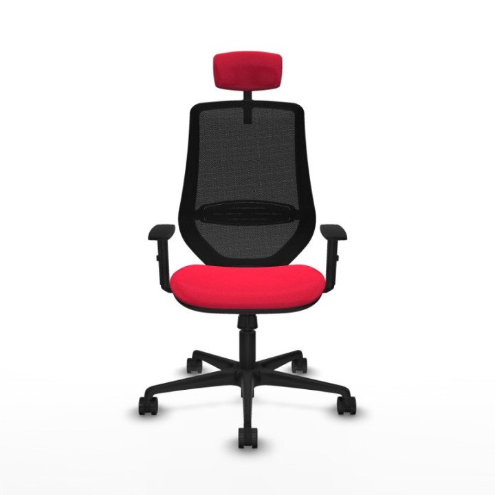 Mardos sincro bali rojo brazos 1D base nailon ruedas 65mm nailon cabecero 2D