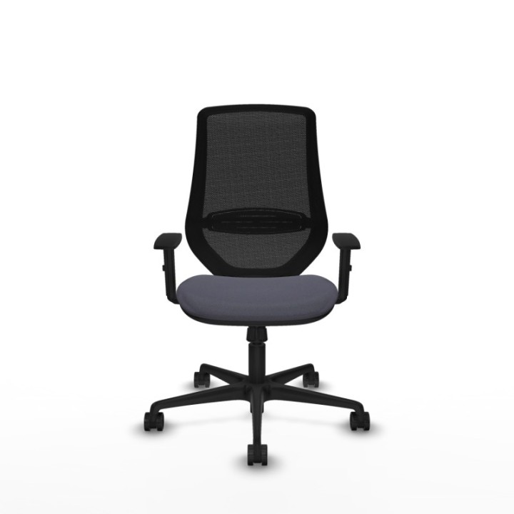 Mardos sincro bali gris oscuro brazos 1D base nailon ruedas 65mm nailon