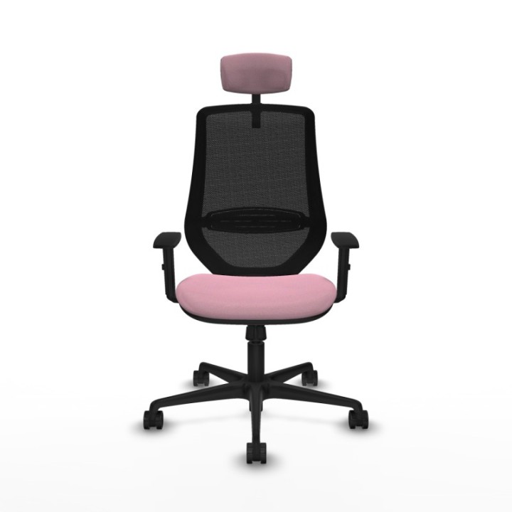 Mardos sincro bali rosa brazos 1D base nailon ruedas 65mm nailon cabecero 2D