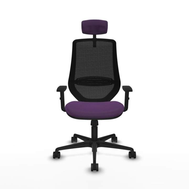 Mardos sincro bali morado brazos 1D base nailon ruedas 65mm nailon cabecero 2D