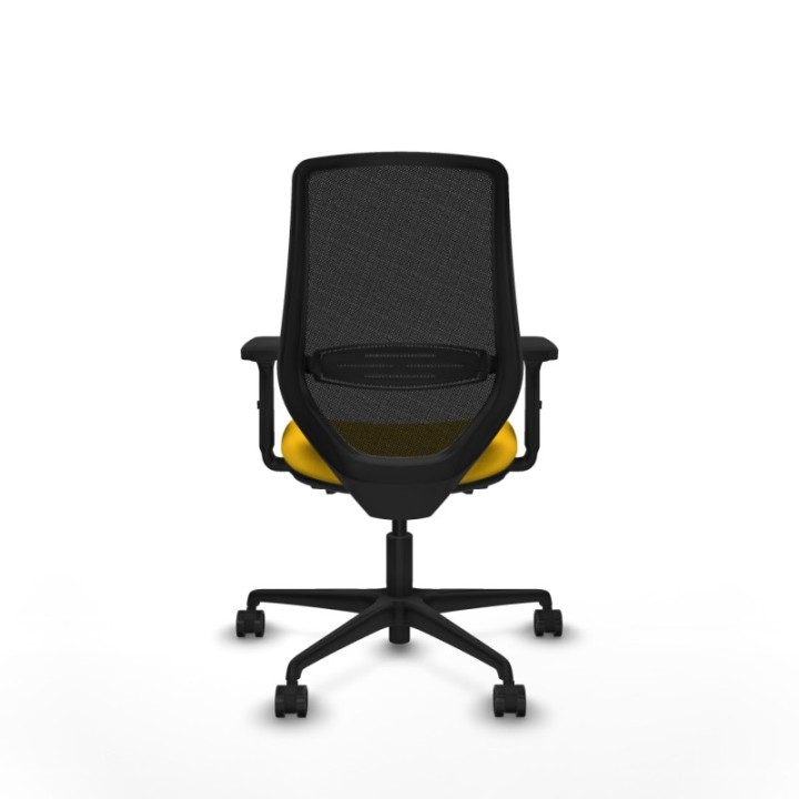 Mardos traslack bali amarillo brazos 2D base nailon ruedas 65mm nailon