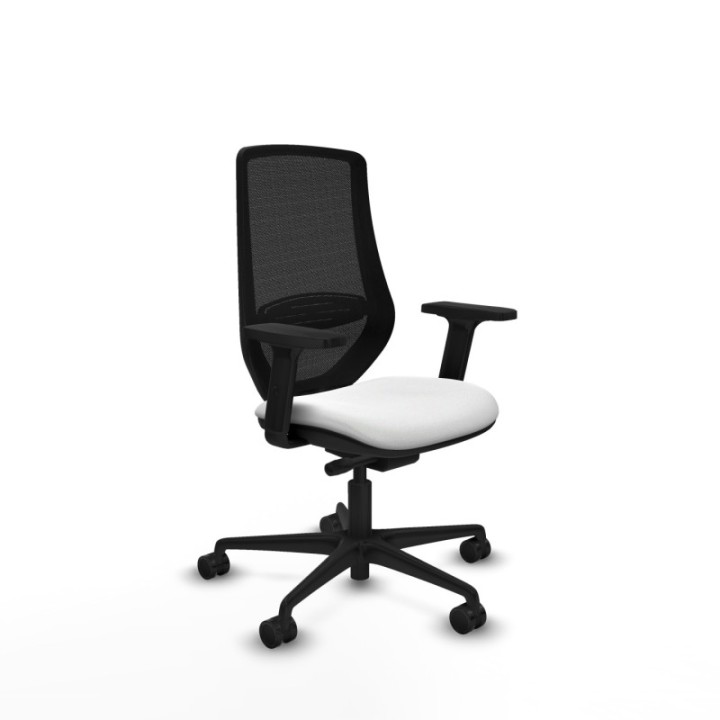 Mardos traslack bali blanco brazos 2D base nailon ruedas 65mm nailon