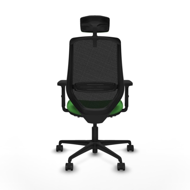 Mardos traslack bali verde brazos 2D base nailon ruedas 65mm nailon cabecero 2D perchero