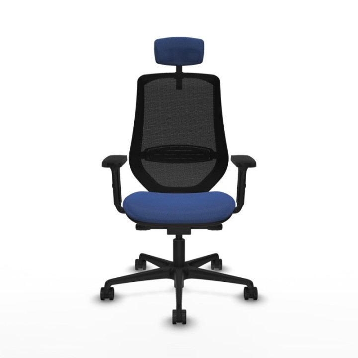 Mardos traslack bali azul marino brazos 2D base nailon ruedas 65mm nailon cabecero 2D perchero