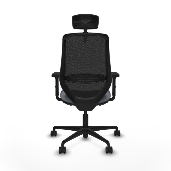 Mardos traslack bali gris brazos 2D base nailon ruedas 65mm nailon cabecero 2D perchero