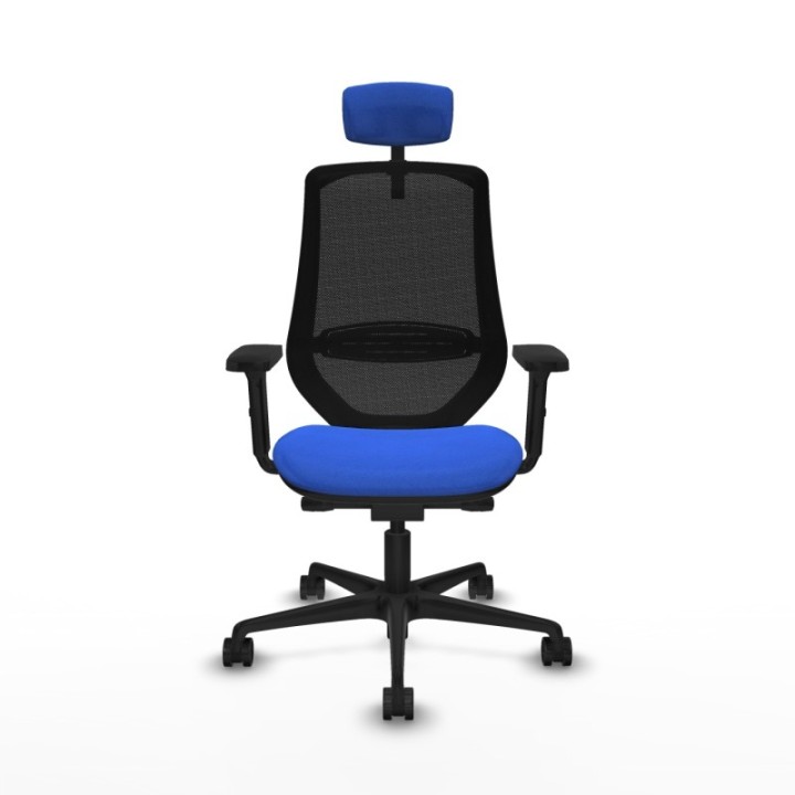 Mardos traslack bali azul brazos 2D base nailon ruedas 65mm nailon cabecero 2D perchero