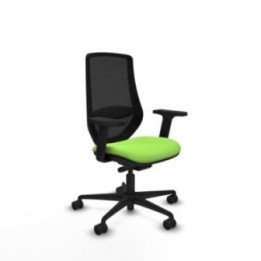 Mardos traslack bali pistacho brazos 2D base nailon ruedas 65mm nailon