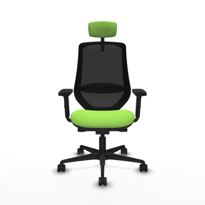 Mardos traslack bali pistacho brazos 2D base nailon ruedas 65mm nailon cabecero 2D perchero