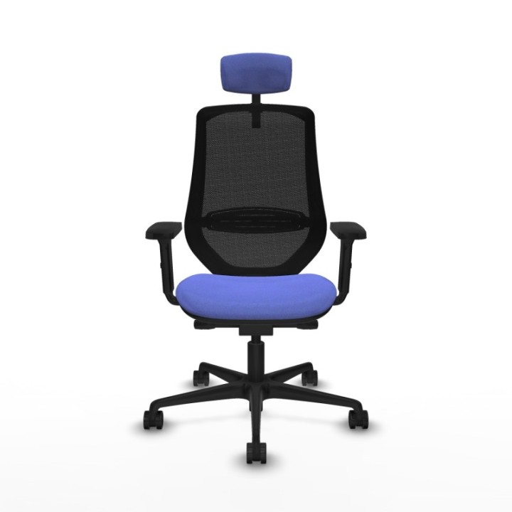 Mardos traslack bali azul claro brazos 2D base nailon ruedas 65mm nailon cabecero 2D perchero