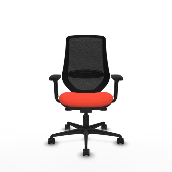 Mardos traslack bali naranja oscuro brazos 2D base nailon ruedas 65mm nailon