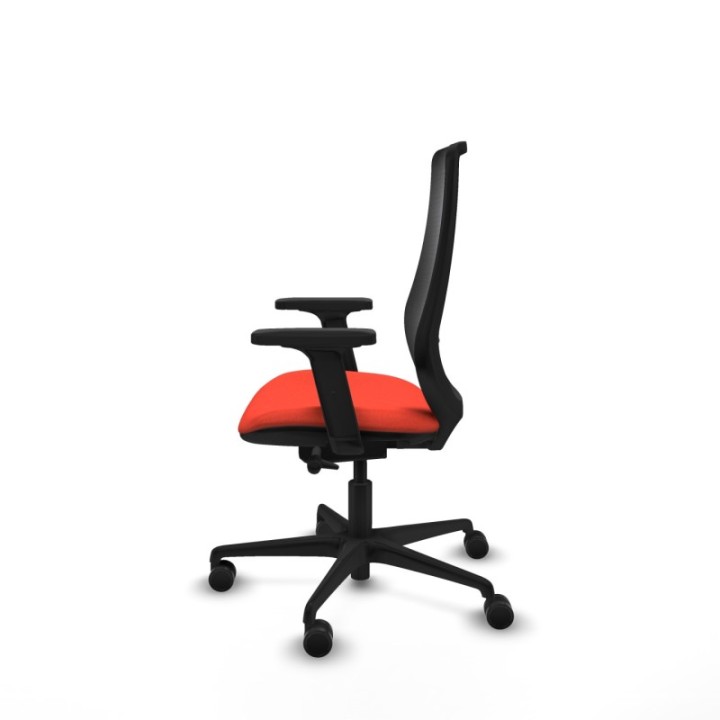 Mardos traslack bali naranja oscuro brazos 2D base nailon ruedas 65mm nailon