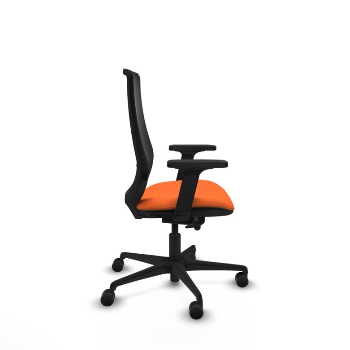 Mardos traslack bali naranja brazos 2D base nailon ruedas 65mm nailon