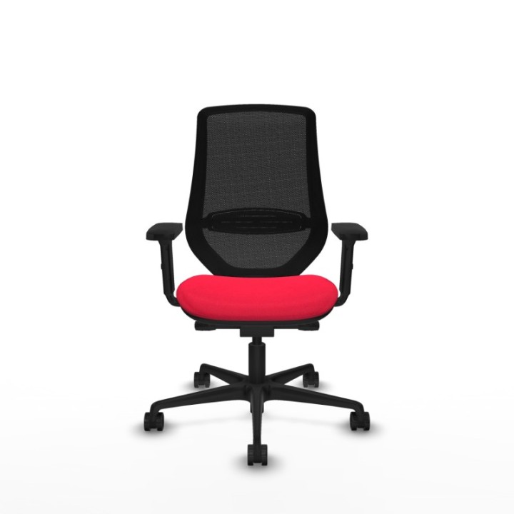 Mardos traslack bali rojo brazos 2D base nailon ruedas 65mm nailon