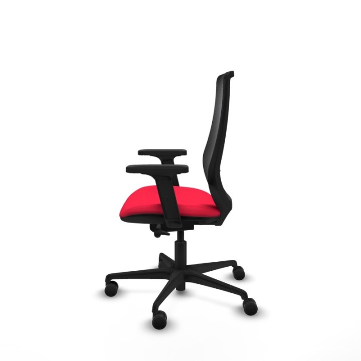 Mardos traslack bali rojo brazos 2D base nailon ruedas 65mm nailon