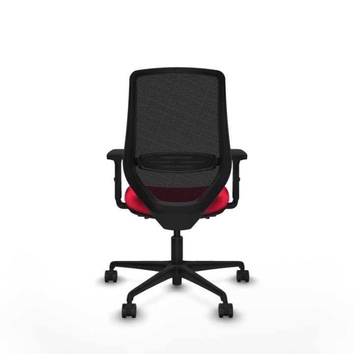 Mardos traslack bali rojo brazos 2D base nailon ruedas 65mm nailon