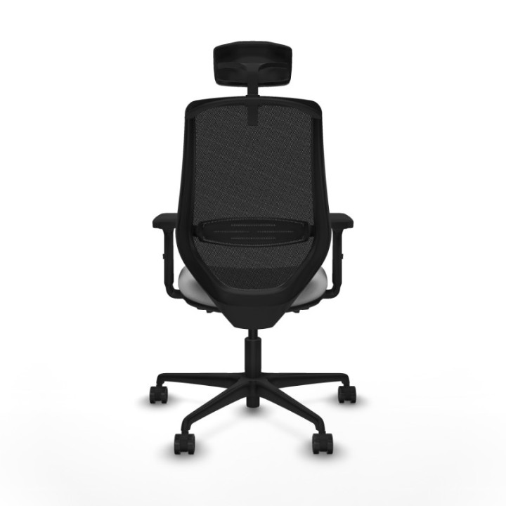 Mardos traslack bali gris claro brazos 2D base nailon ruedas 65mm nailon cabecero 2D perchero