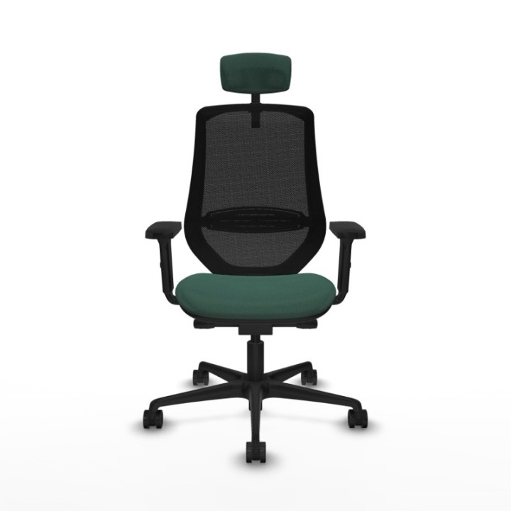 Mardos traslack bali verde botella brazos 2D base nailon ruedas 65mm nailon cabecero 2D perchero