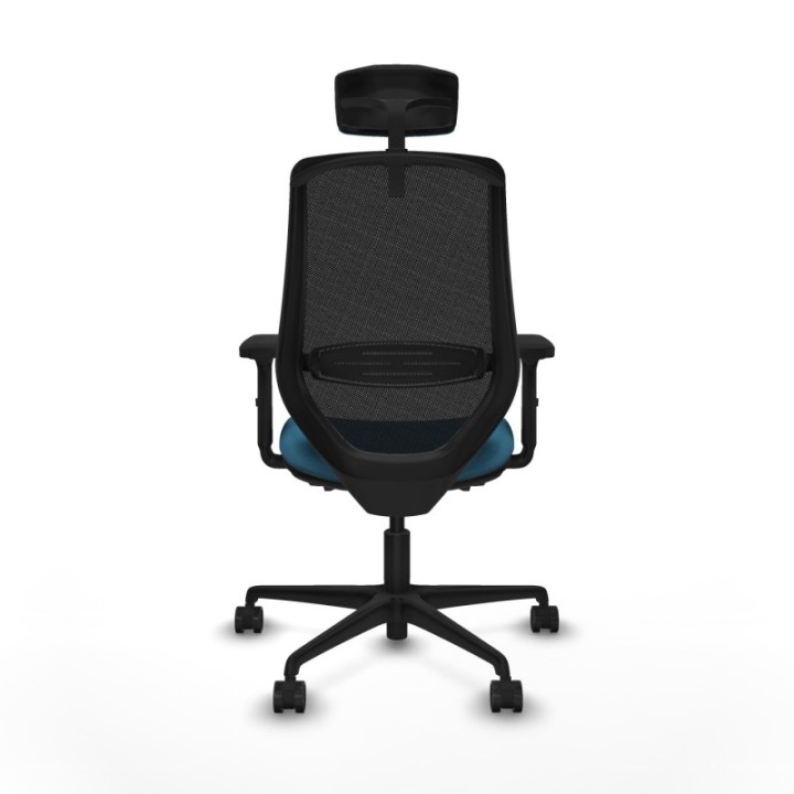 Mardos traslack bali verde petroleo brazos 2D base nailon ruedas 65mm nailon cabecero 2D perchero