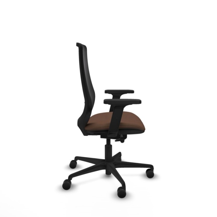 Mardos traslack bali marrón oscuro brazos 2D base nailon ruedas 65mm nailon