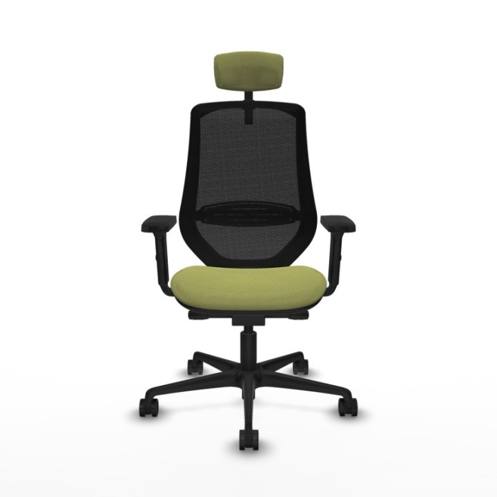 Mardos traslack bali verde oliva brazos 2D base nailon ruedas 65mm nailon cabecero 2D perchero