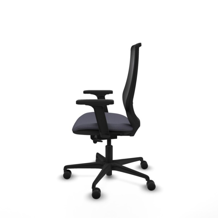 Mardos traslack bali gris oscuro brazos 2D base nailon ruedas 65mm nailon