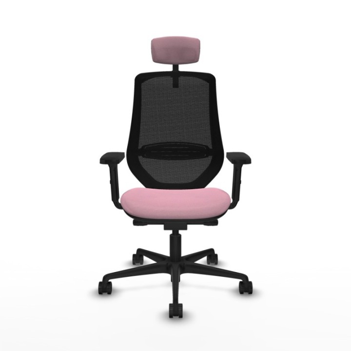 Mardos traslack bali rosa brazos 2D base nailon ruedas 65mm nailon cabecero 2D perchero