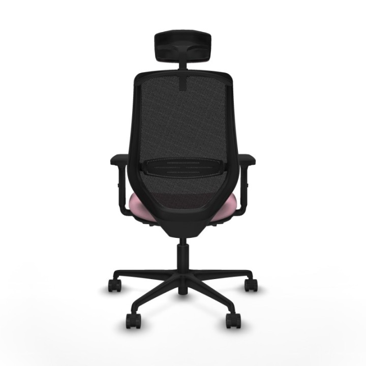 Mardos traslack bali rosa brazos 2D base nailon ruedas 65mm nailon cabecero 2D perchero