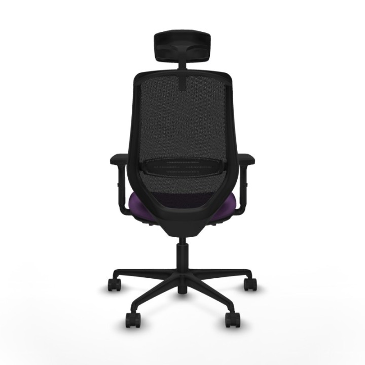 Mardos traslack bali morado brazos 2D base nailon ruedas 65mm nailon cabecero 2D perchero