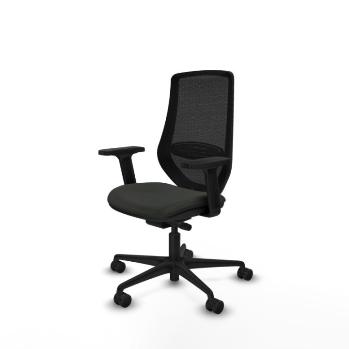 Mardos traslack bali negro brazos 2D base nailon ruedas 65mm nailon