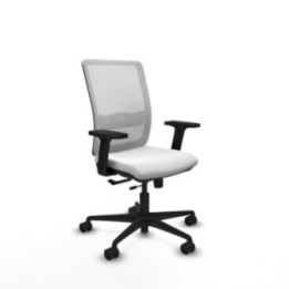 Haches traslack malla blanca bali blanco brazos 2D base nailon ruedas 65mm nailon