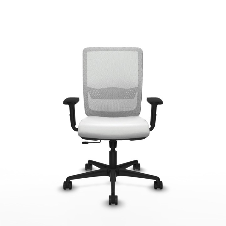 Haches traslack malla blanca bali blanco brazos 2D base nailon ruedas 65mm nailon