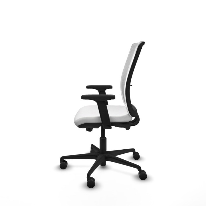 Haches traslack malla blanca bali blanco brazos 2D base nailon ruedas 65mm nailon