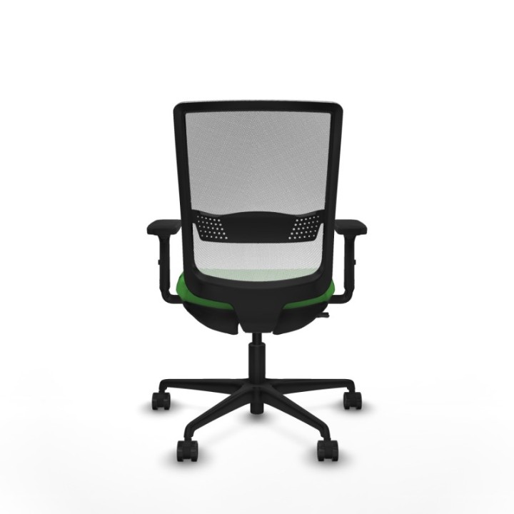 Haches traslack malla blanca bali verde brazos 2D base nailon ruedas 65mm nailon