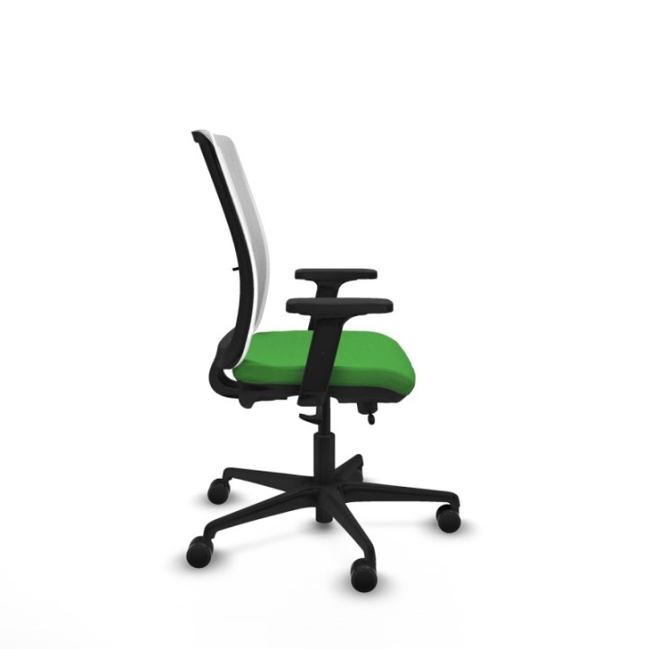 Haches traslack malla blanca bali verde brazos 2D base nailon ruedas 65mm nailon