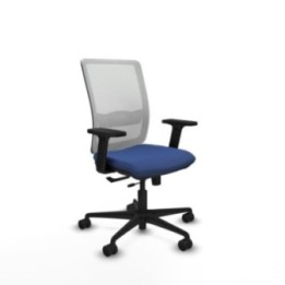 Haches traslack malla blanca bali azul marino brazos 2D base nailon ruedas 65mm nailon