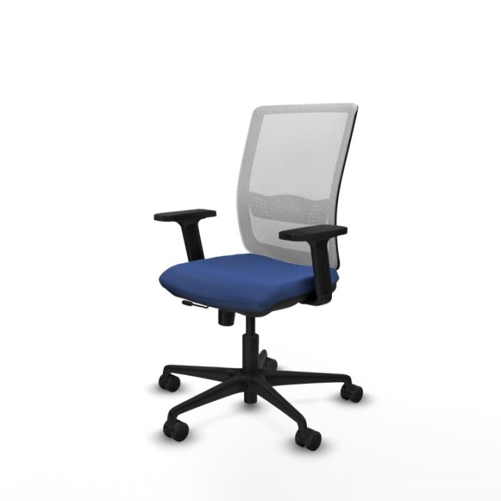 Haches traslack malla blanca bali azul marino brazos 2D base nailon ruedas 65mm nailon