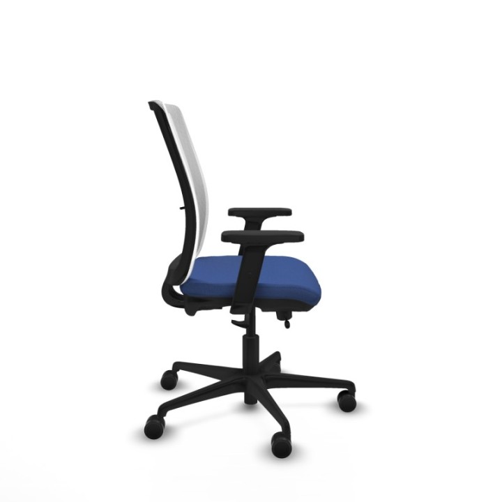 Haches traslack malla blanca bali azul marino brazos 2D base nailon ruedas 65mm nailon