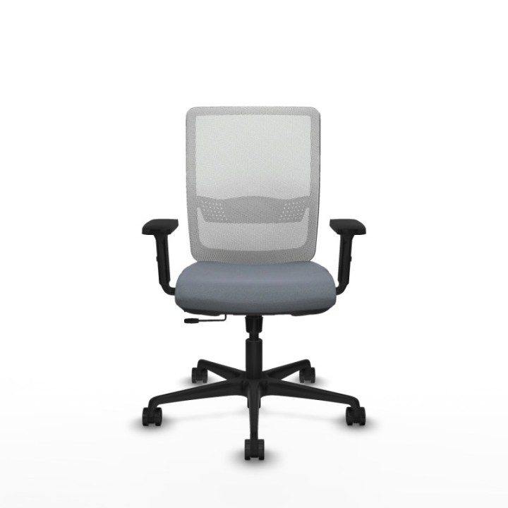 Haches traslack malla blanca bali gris brazos 2D base nailon ruedas 65mm nailon