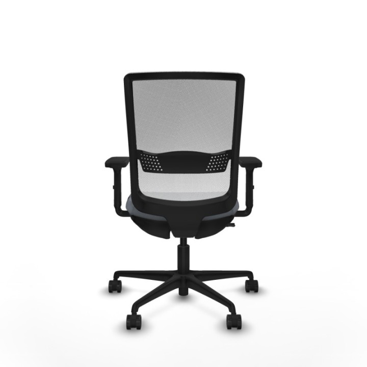 Haches traslack malla blanca bali gris brazos 2D base nailon ruedas 65mm nailon