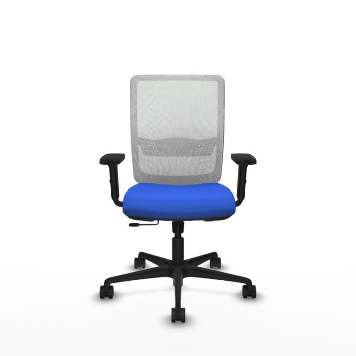 Haches traslack malla blanca bali azul brazos 2D base nailon ruedas 65mm nailon