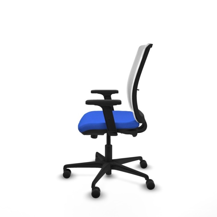 Haches traslack malla blanca bali azul brazos 2D base nailon ruedas 65mm nailon