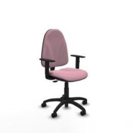 Algarra CP bali rosa brazos 1D base poliamida ruedas nailon 50mm