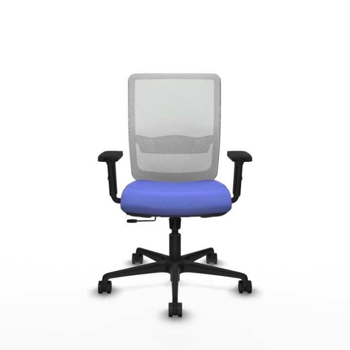 Haches traslack malla blanca bali azul claro brazos 2D base nailon ruedas 65mm nailon