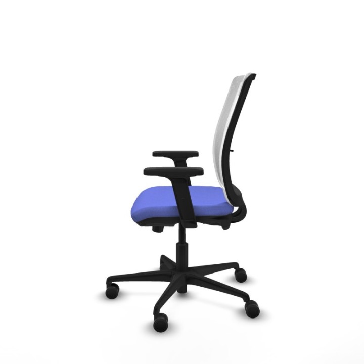 Haches traslack malla blanca bali azul claro brazos 2D base nailon ruedas 65mm nailon