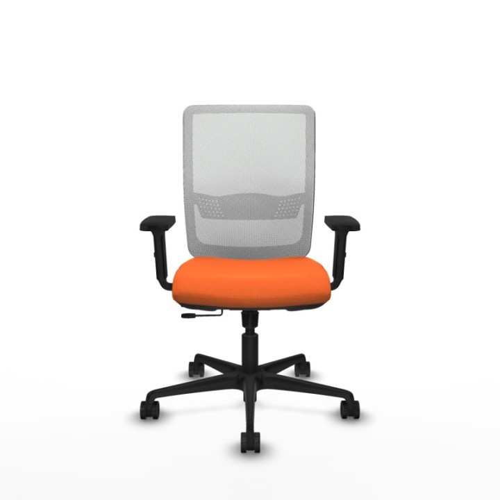 Haches traslack malla blanca bali naranja brazos 2D base nailon ruedas 65mm nailon