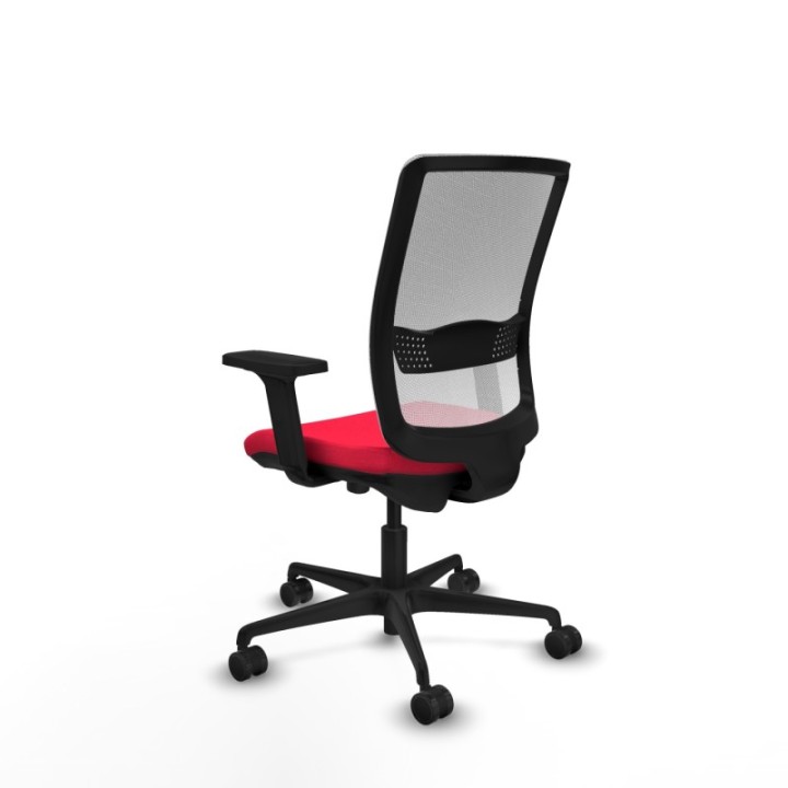 Haches traslack malla blanca bali rojo brazos 2D base nailon ruedas 65mm nailon