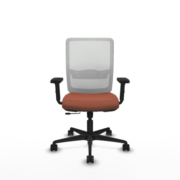 Haches traslack malla blanca bali marrón brazos 2D base nailon ruedas 65mm nailon