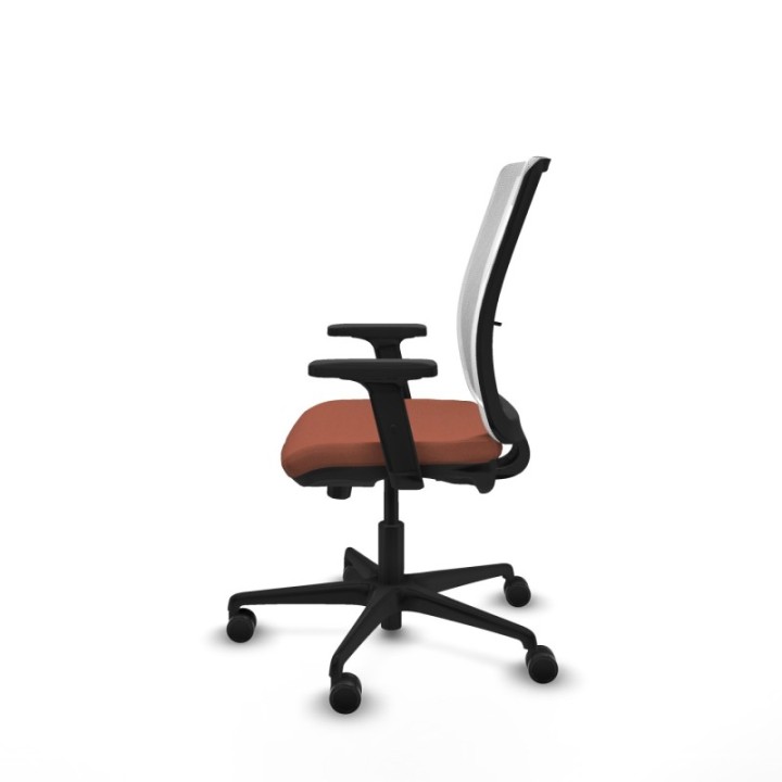 Haches traslack malla blanca bali marrón brazos 2D base nailon ruedas 65mm nailon