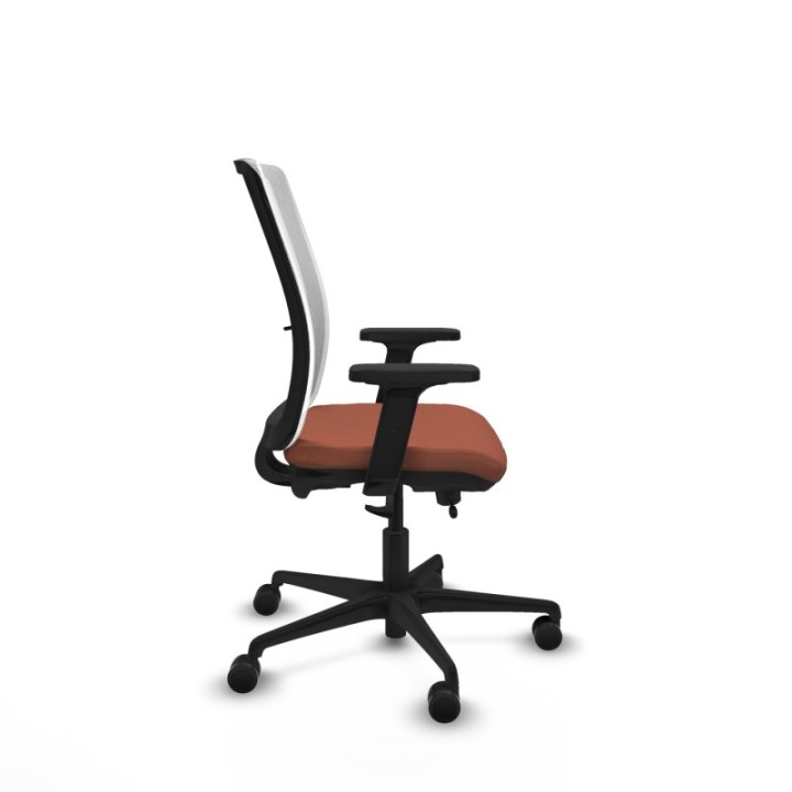 Haches traslack malla blanca bali marrón brazos 2D base nailon ruedas 65mm nailon