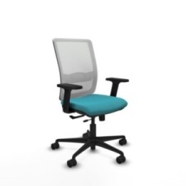 Haches traslack malla blanca bali turquesa brazos 2D base nailon ruedas 65mm nailon